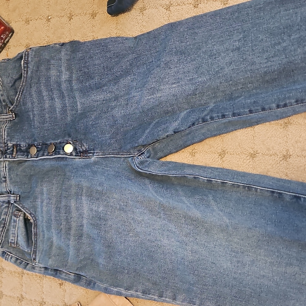 Abound Distressed Blue Boyfriend Jeans